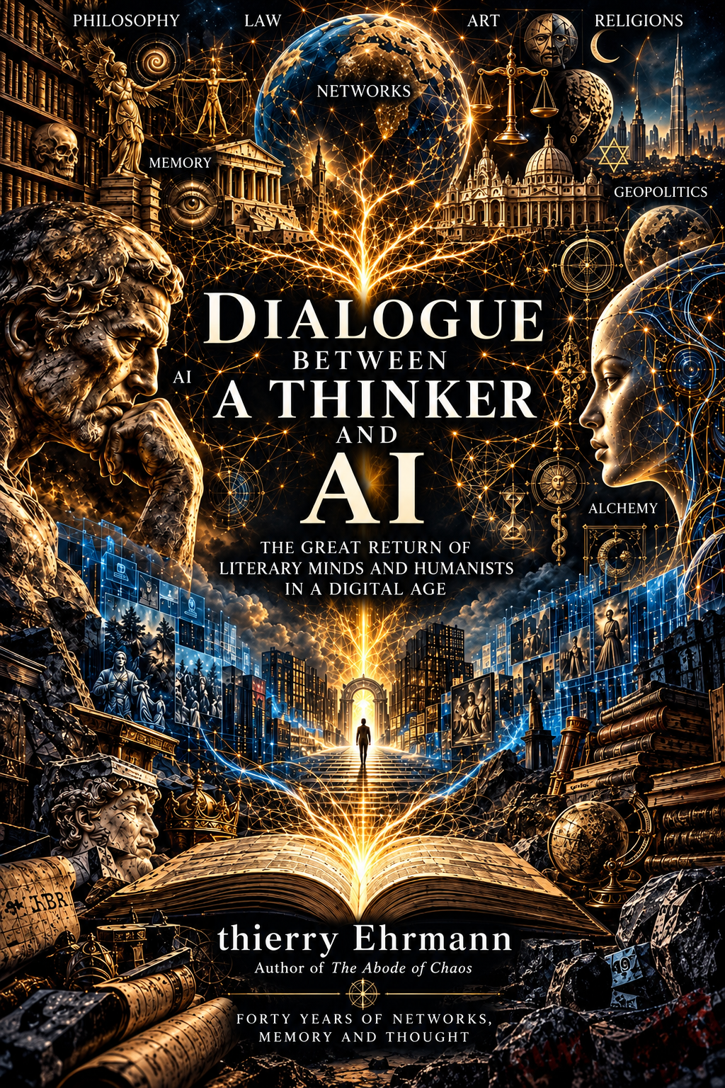 Cover of Dialogue Between a Thinker and AI
